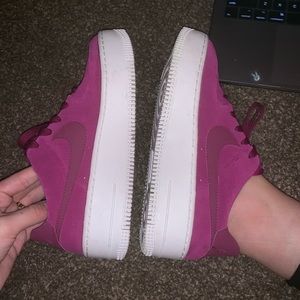 Nike Pink and White Women's Sneakers